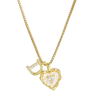 Élisara - Collar corazón personalizado elegancia eterna para Mujer