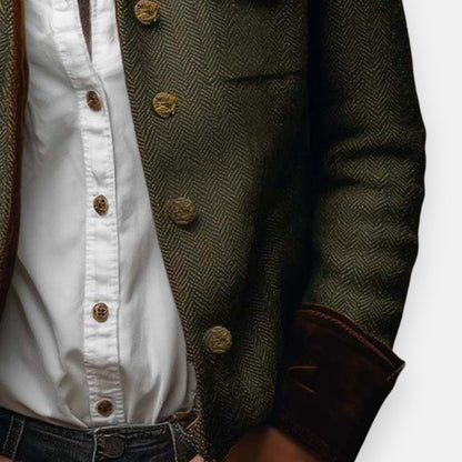 Anais | Chaqueta elegante con detalles de terciopelo