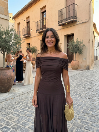 Carla | Vestido maxi elegante y sencillo para Mujer