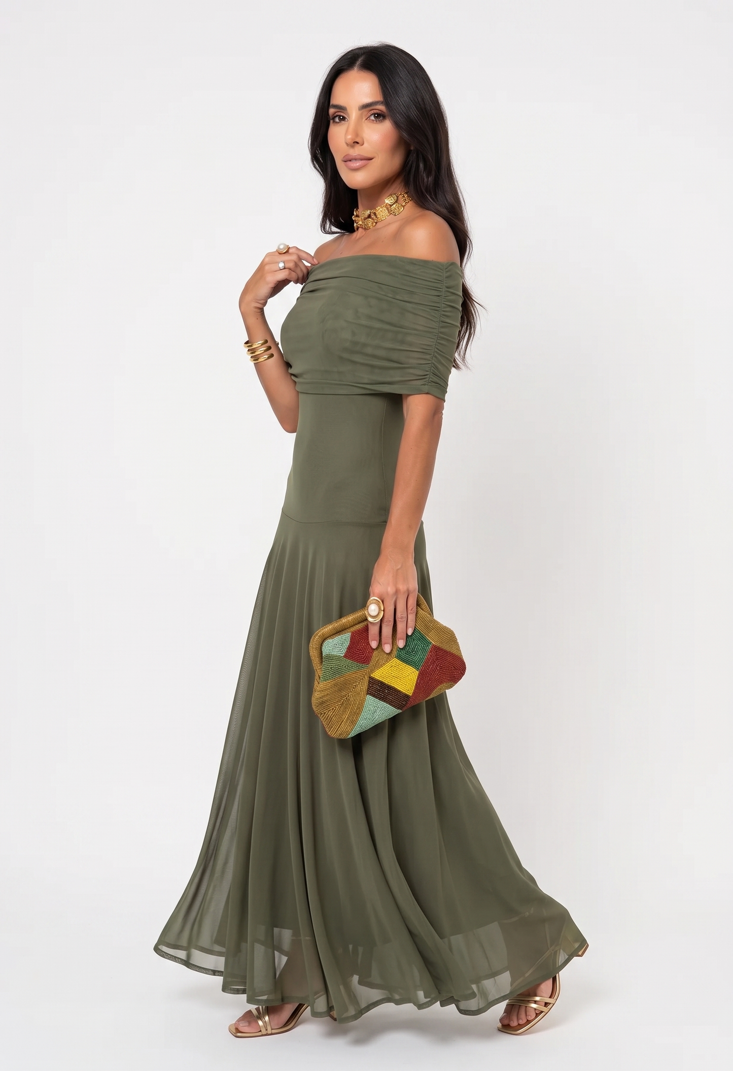 Carla | Vestido maxi elegante y sencillo para Mujer