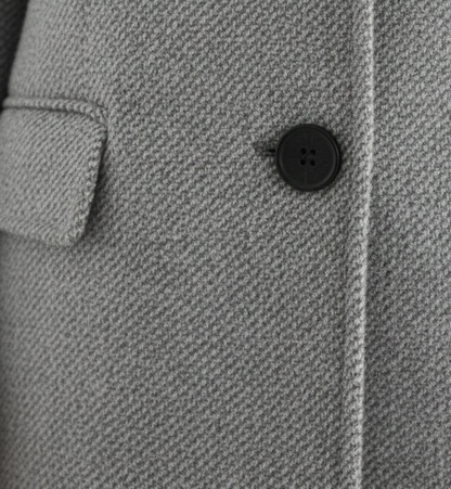 Moa™ | Elegante abrigo largo de carácter clásico