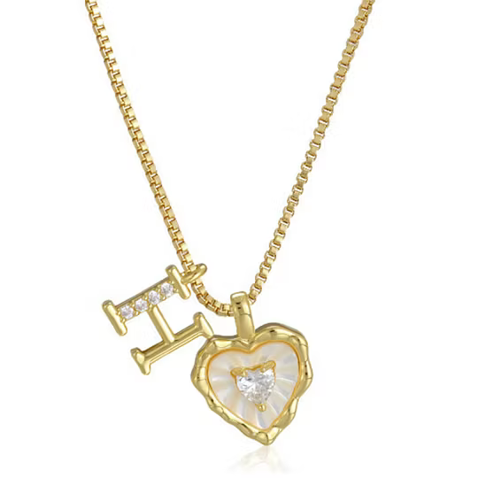 Élisara - Collar corazón personalizado elegancia eterna para Mujer