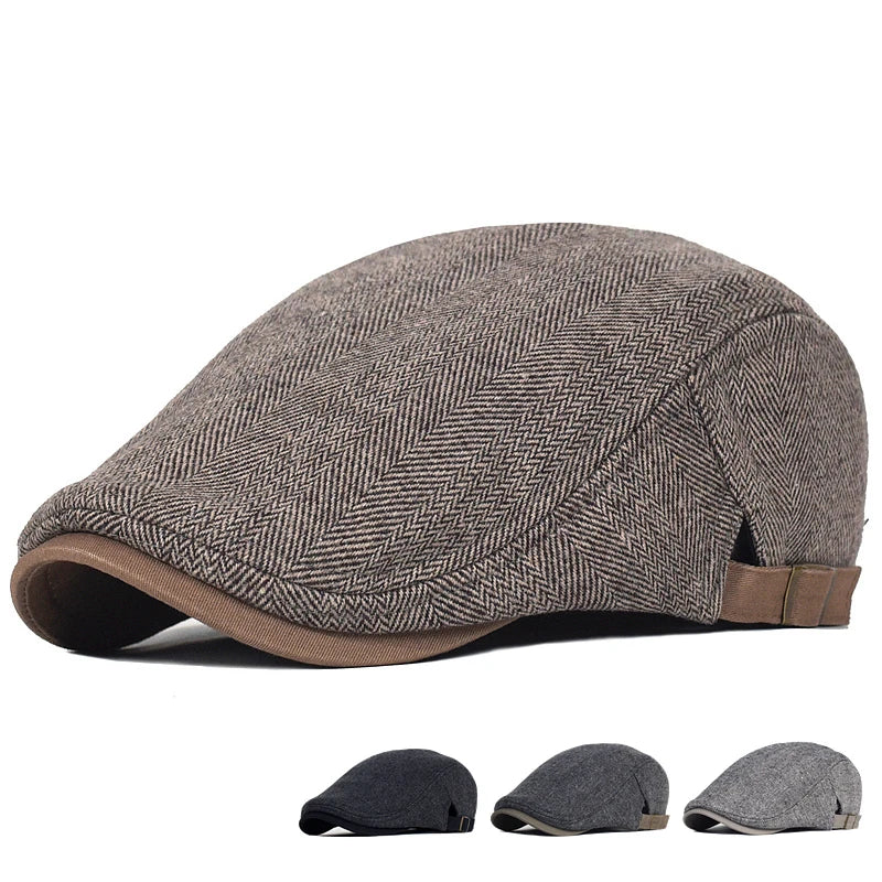 Vor | Gorra Moderna para Hombres con Patrón de Espiga