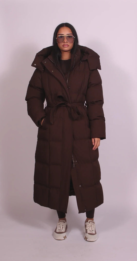 Diede – Abrigo Puffer Larga de Lujo | Cálida, Protegida y Estilosa para el Invierno