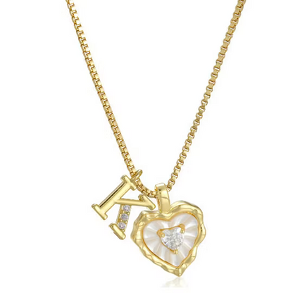 Élisara - Collar corazón personalizado elegancia eterna para Mujer