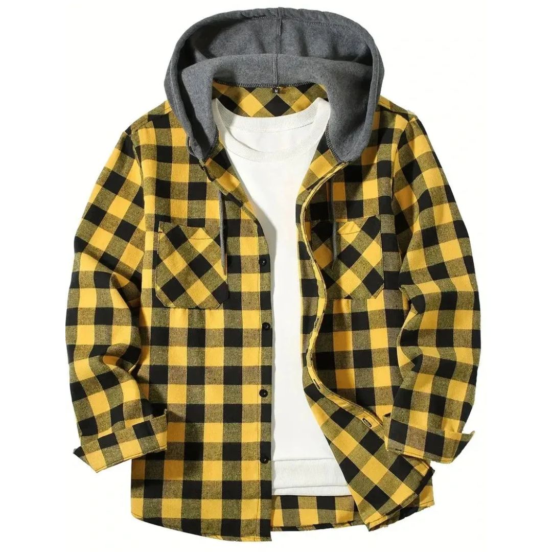 Castell | Chaqueta de Cuadros Urbana para Hombre