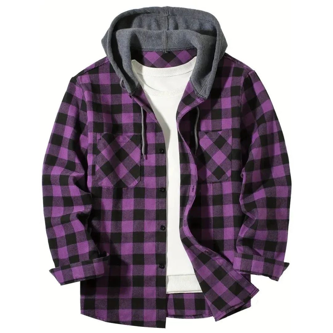 Castell | Chaqueta de Cuadros Urbana para Hombre