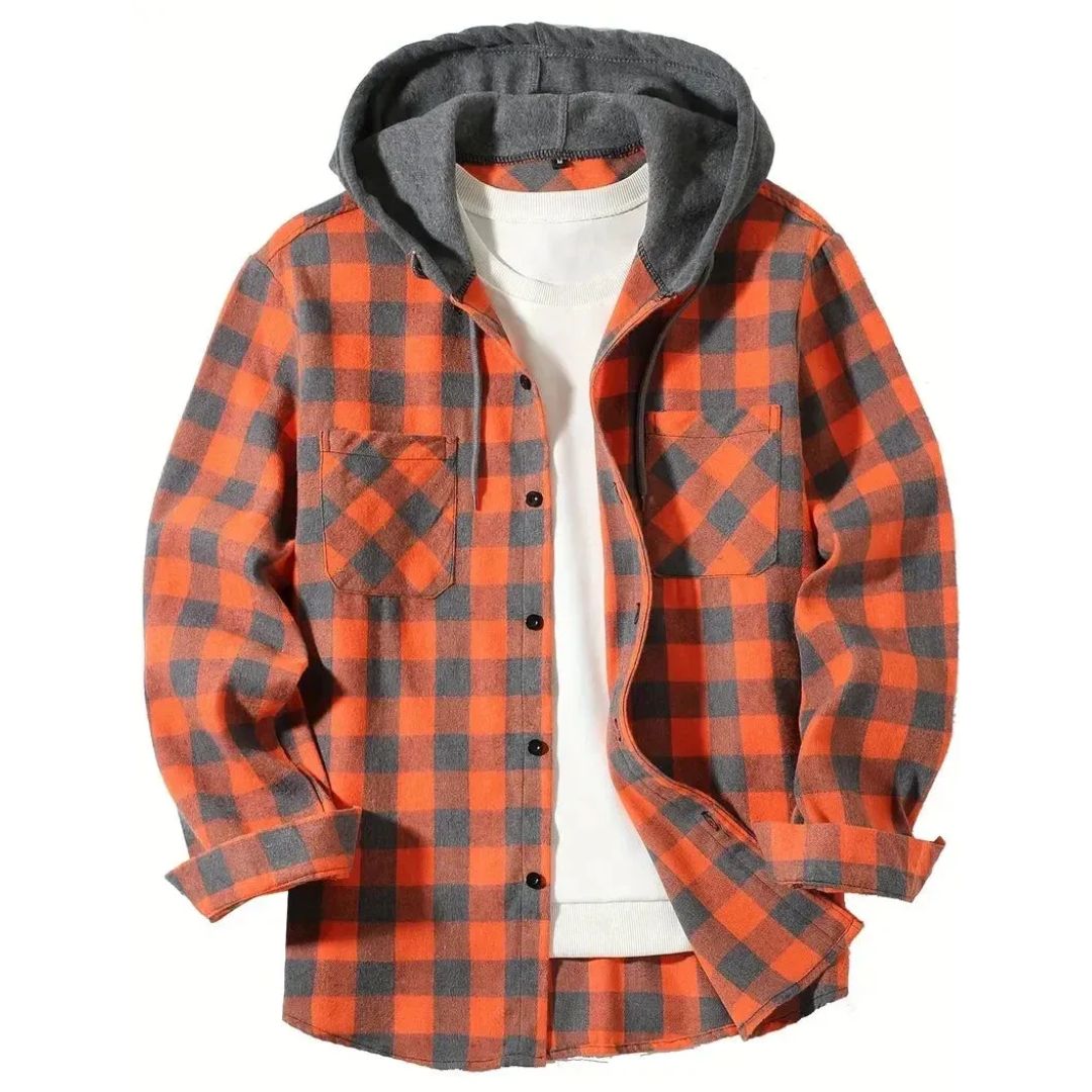 Castell | Chaqueta de Cuadros Urbana para Hombre
