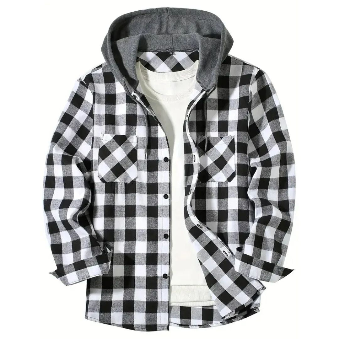 Castell | Chaqueta de Cuadros Urbana para Hombre