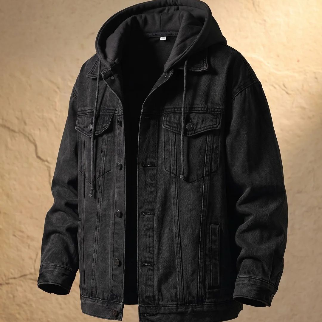 Castell | Chaqueta Vaquera Urbana con Capucha