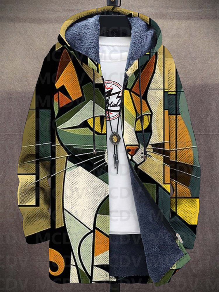 Preston | Chaqueta con Capucha de Estampado Artístico