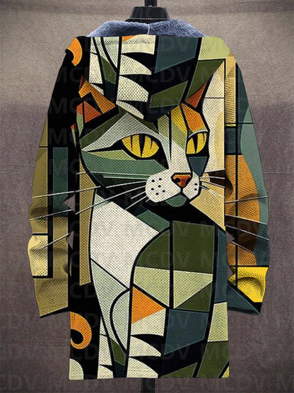 Preston | Chaqueta con Capucha de Estampado Artístico