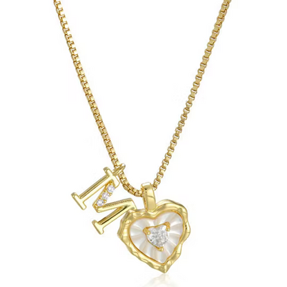 Élisara - Collar corazón personalizado elegancia eterna para Mujer