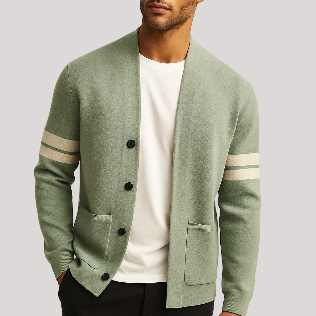 David | Cárdigan de Hombre casual con botones