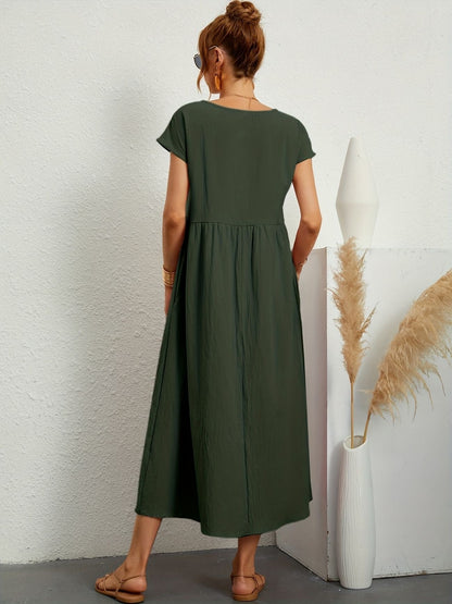 Greta | Elegante vestido de cuello redondo para Mujer