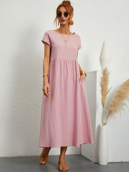 Greta | Elegante vestido de cuello redondo para Mujer