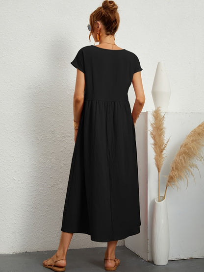 Greta | Elegante vestido de cuello redondo para Mujer