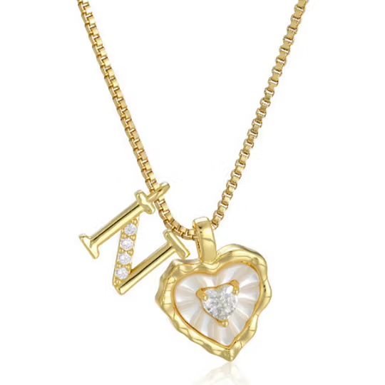 Élisara - Collar corazón personalizado elegancia eterna para Mujer