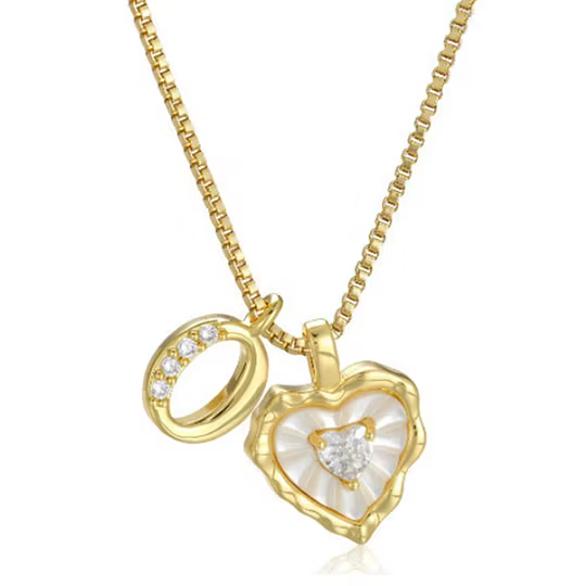 Élisara - Collar corazón personalizado elegancia eterna para Mujer