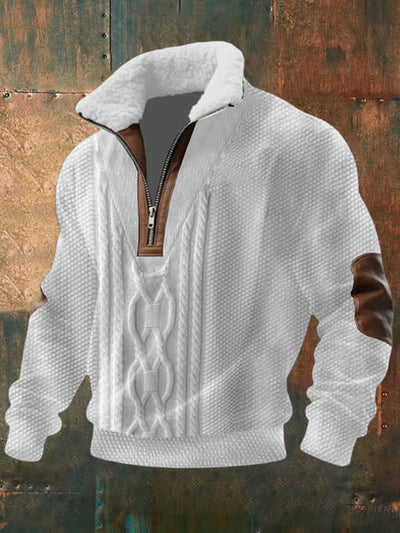 RIVANO™ | JERSEY CON CREMALLERA Y CUELLO ALTO FORRADO
