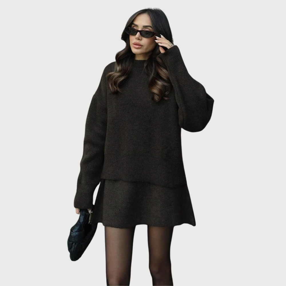 Conjunto de punto acogedor