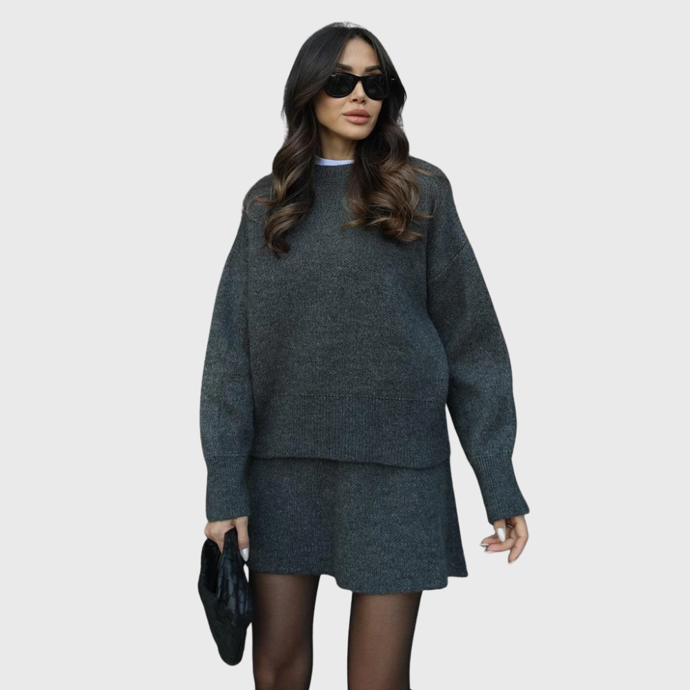 Conjunto de punto acogedor