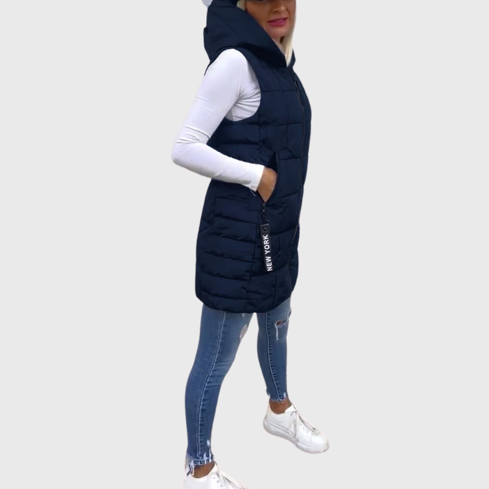 Alba - Abrigo acolchado sin mangas