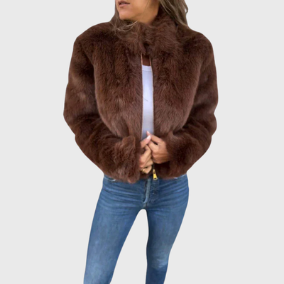 Zara - Chaqueta polar térmica Teddy para mujer