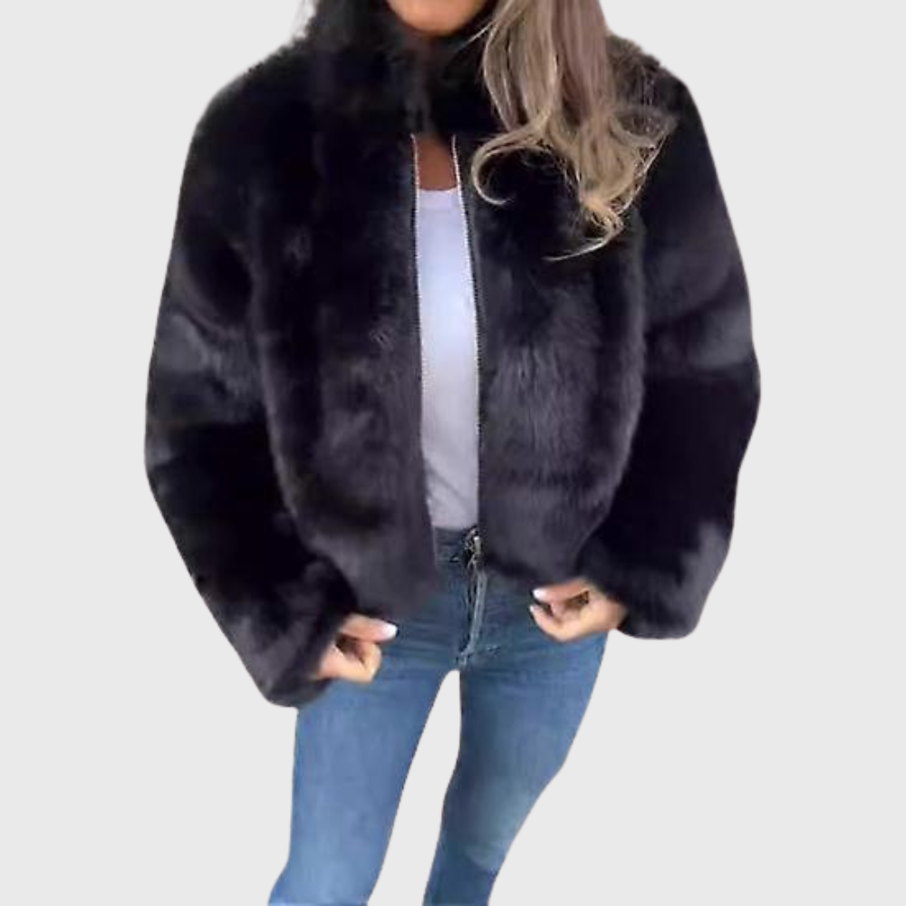 Zara - Chaqueta polar térmica Teddy para mujer