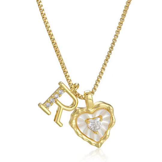 Élisara - Collar corazón personalizado elegancia eterna para Mujer