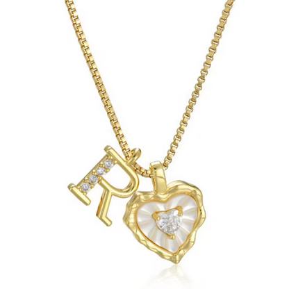 Élisara - Collar corazón personalizado elegancia eterna para Mujer
