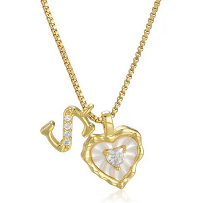 Élisara - Collar corazón personalizado elegancia eterna para Mujer