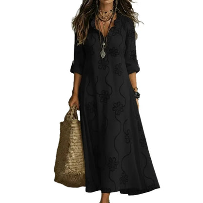 Bobbie - Vestido Maxi Floral para Días de Verano para Mujer