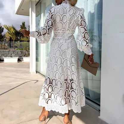 Charlize - Vestido romántico de encaje mujer