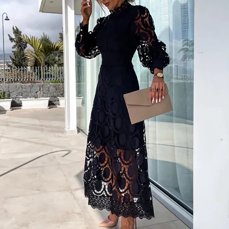 Charlize - Vestido romántico de encaje mujer