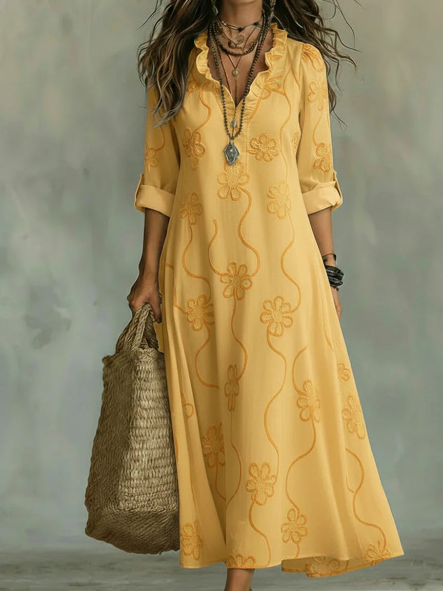 Bobbie - Vestido Maxi Floral para Días de Verano para Mujer