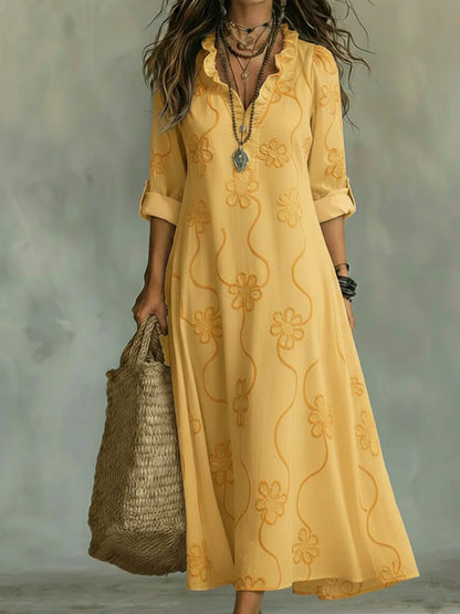 Bobbie - Vestido Maxi Floral para Días de Verano para Mujer