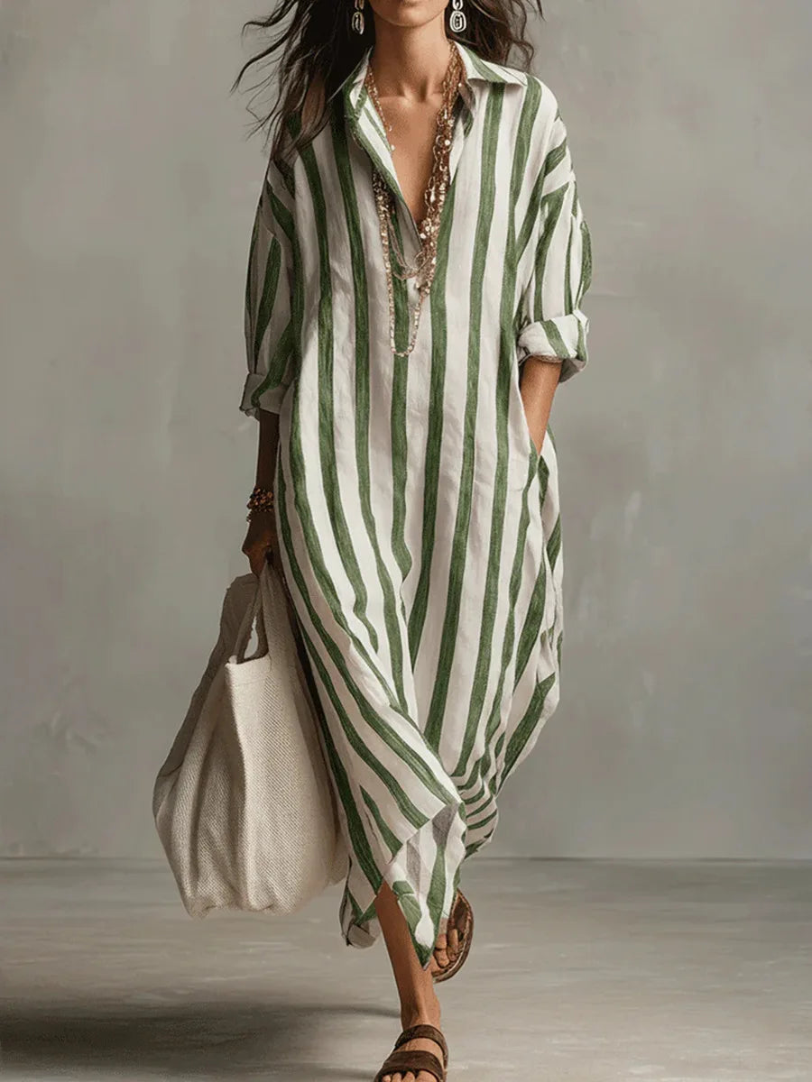 Pepa | Vestido camisero largo para Mujer
