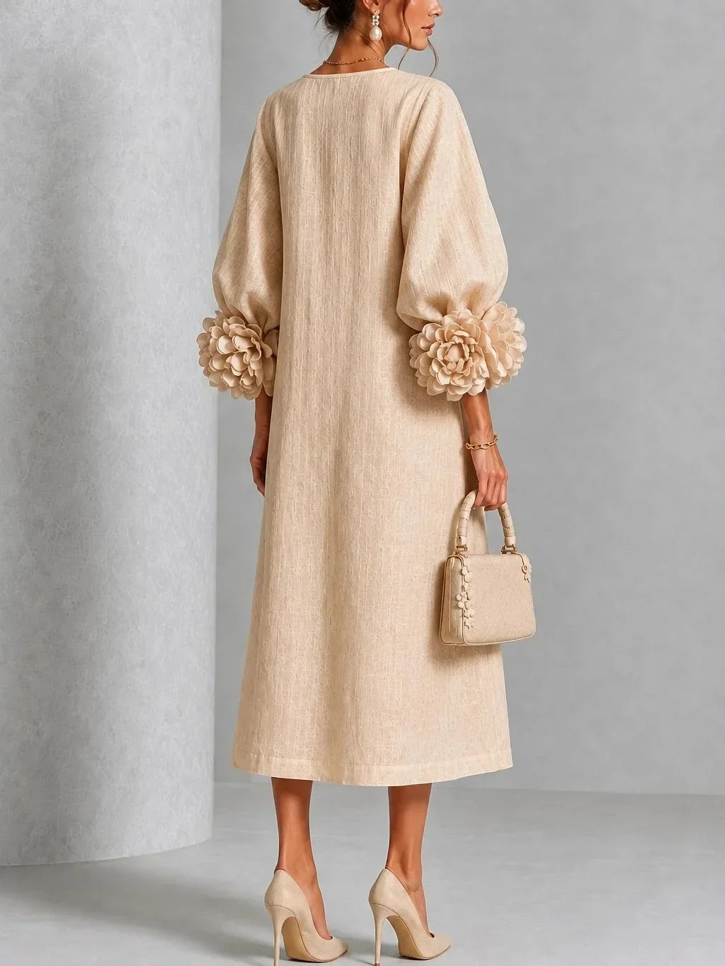 Rosalie | Vestido Floral Midi para Mujer