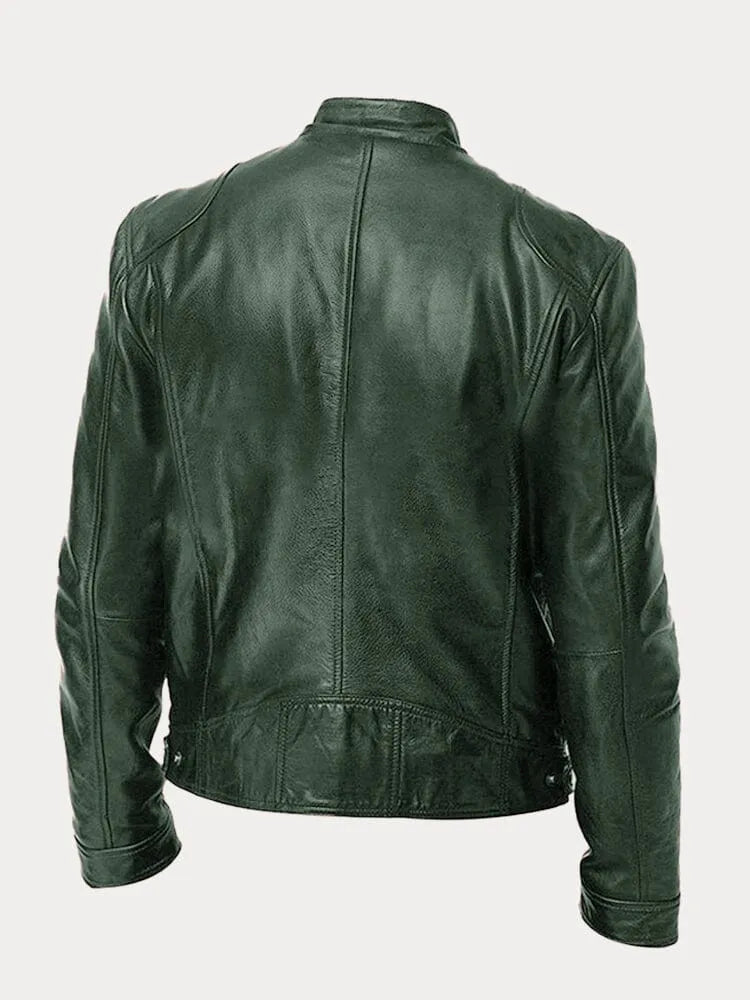 Laluna® | Chaqueta de cuero casual