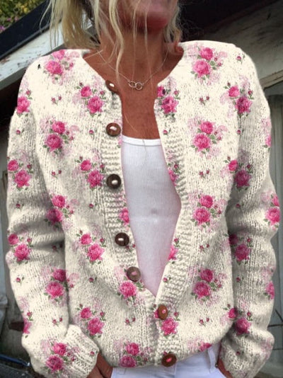 Rosa - Cárdigan con estampado