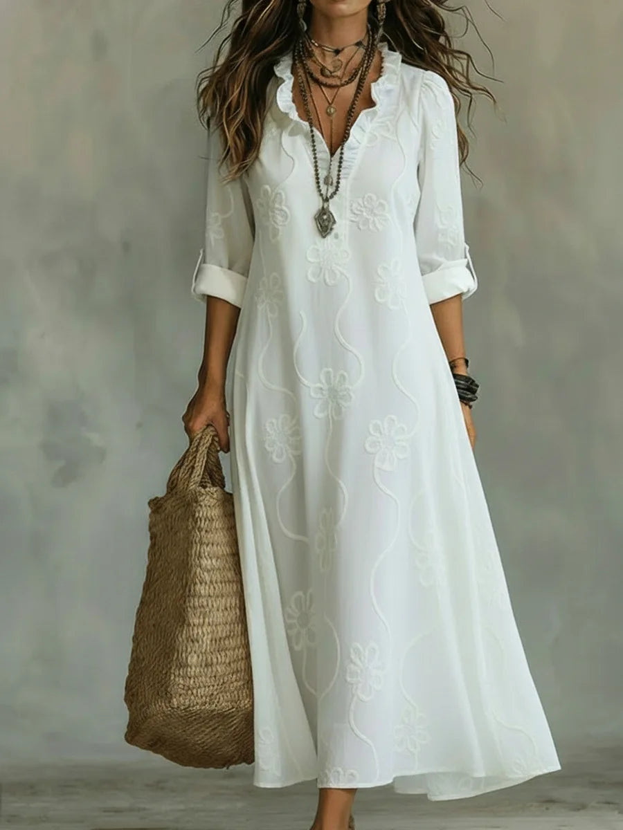 Bobbie - Vestido Maxi Floral para Días de Verano para Mujer