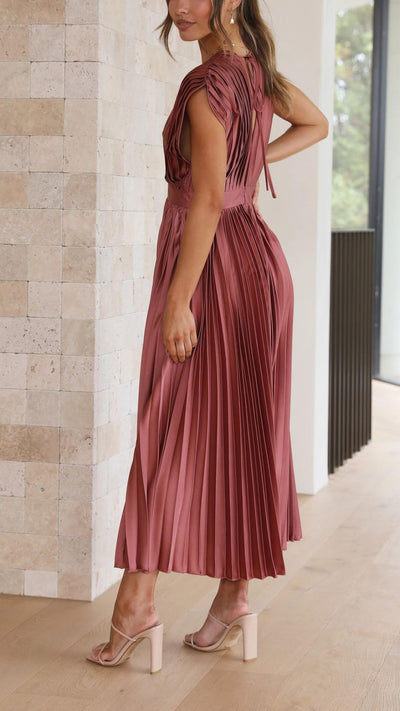 Maria | Elegante vestido plisado