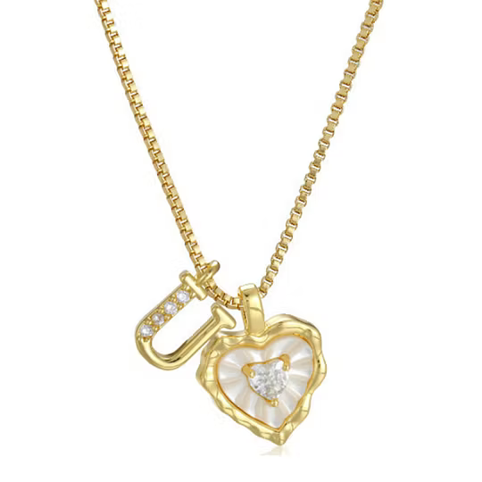 Élisara - Collar corazón personalizado elegancia eterna para Mujer