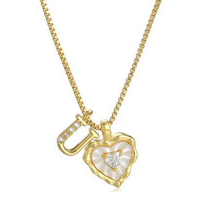 Élisara - Collar corazón personalizado elegancia eterna para Mujer