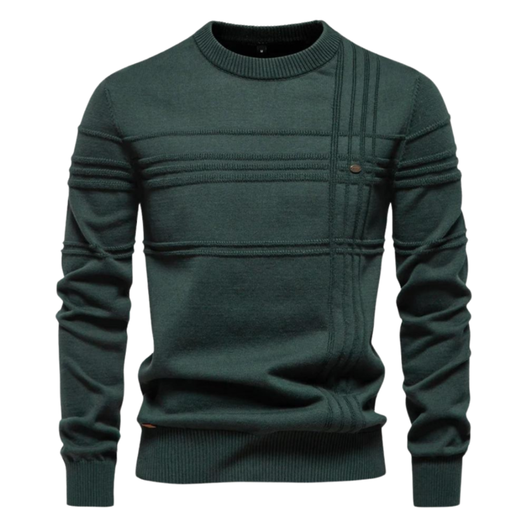 hoven™ | Suéter de Algodón para Hombre con Diseño de Rayas
