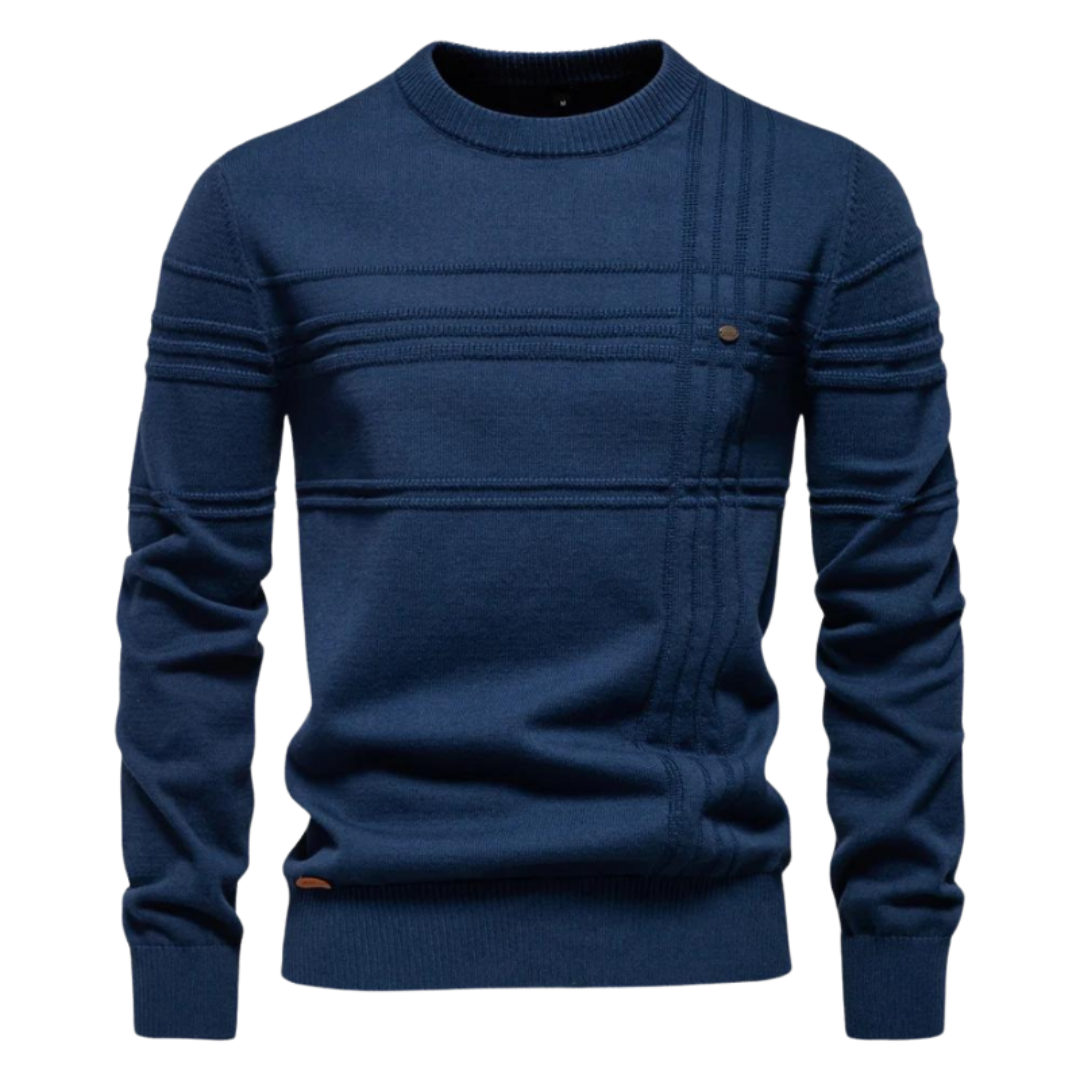 hoven™ | Suéter de Algodón para Hombre con Diseño de Rayas