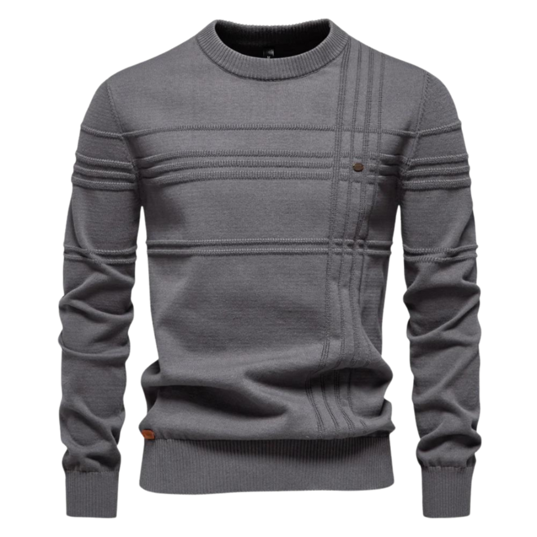 hoven™ | Suéter de Algodón para Hombre con Diseño de Rayas