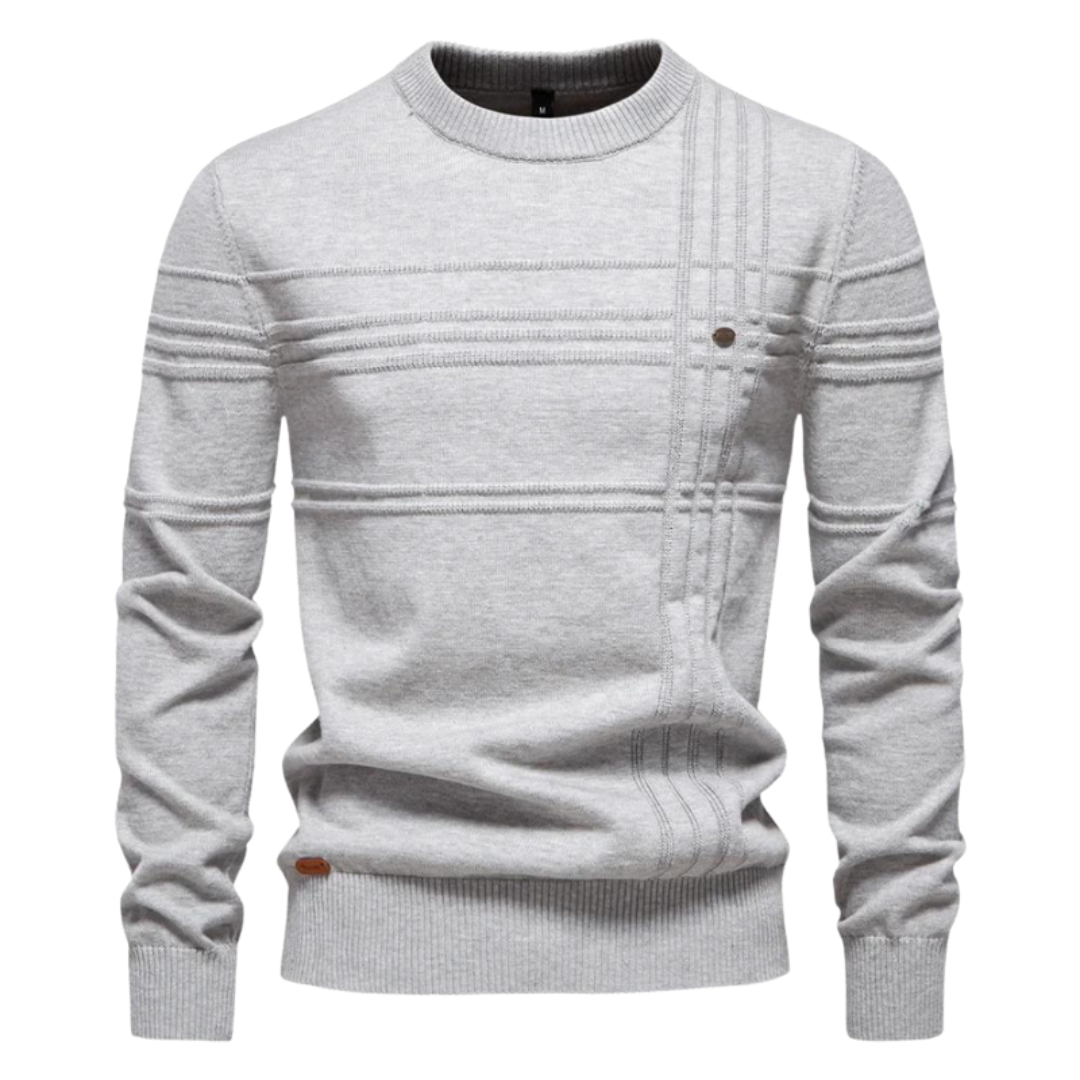 hoven™ | Suéter de Algodón para Hombre con Diseño de Rayas