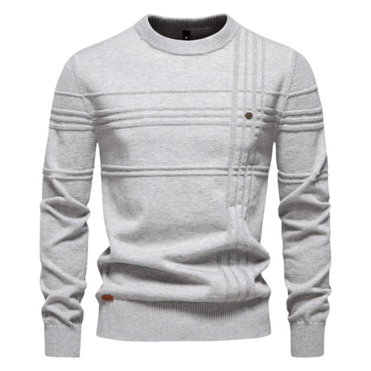 hoven™ | Suéter de Algodón para Hombre con Diseño de Rayas
